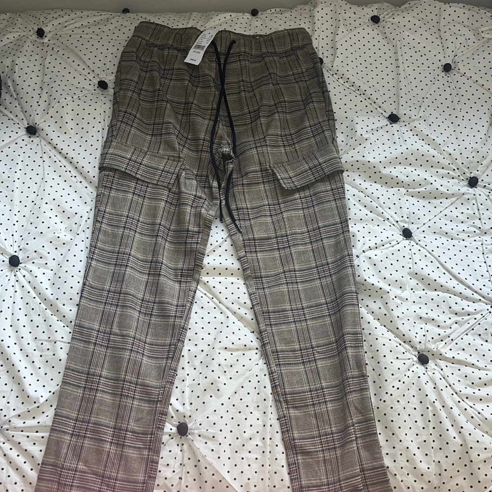 PacSun plaid cargo pants